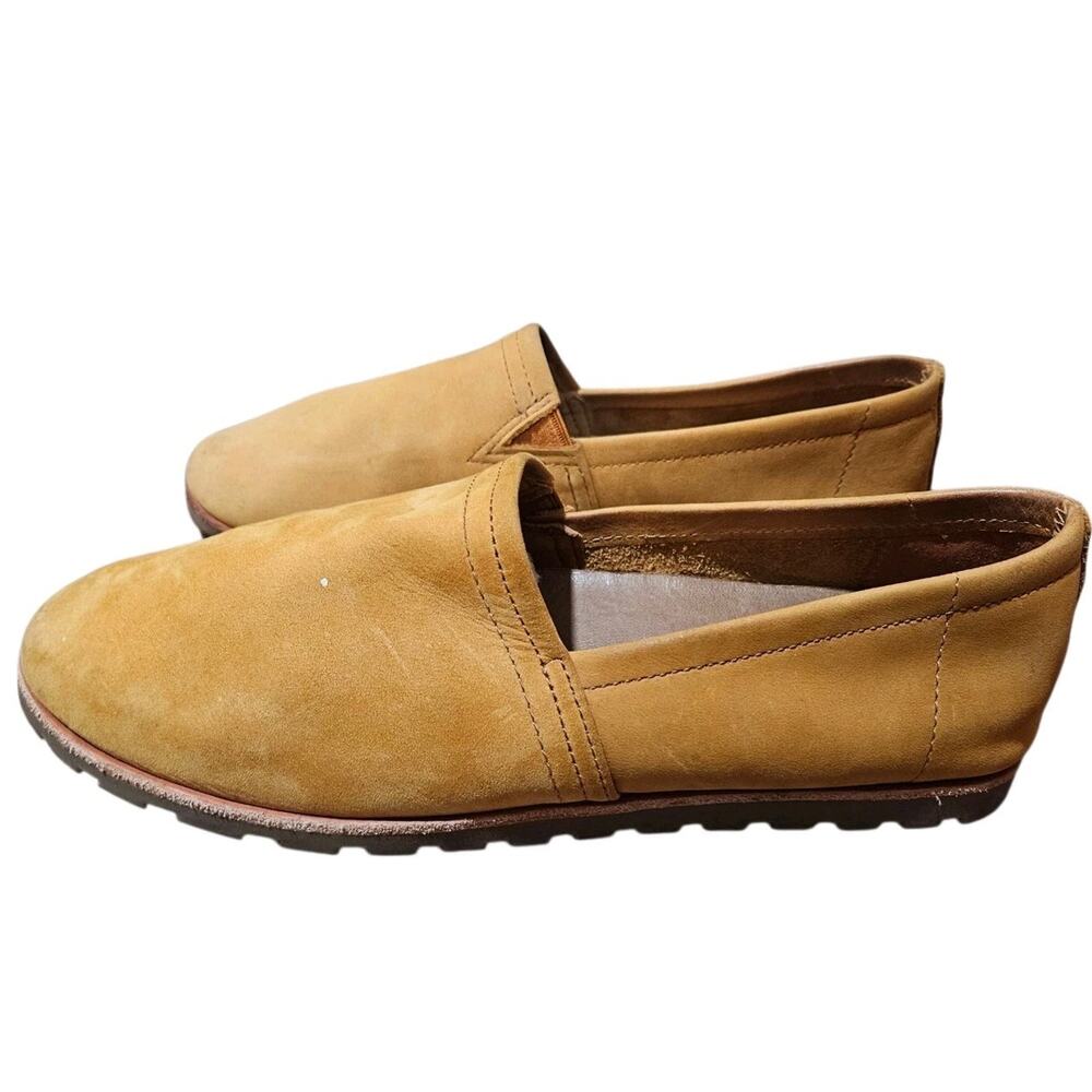LL Bean Lakewashed Slip On Shoes Caramel Size 8